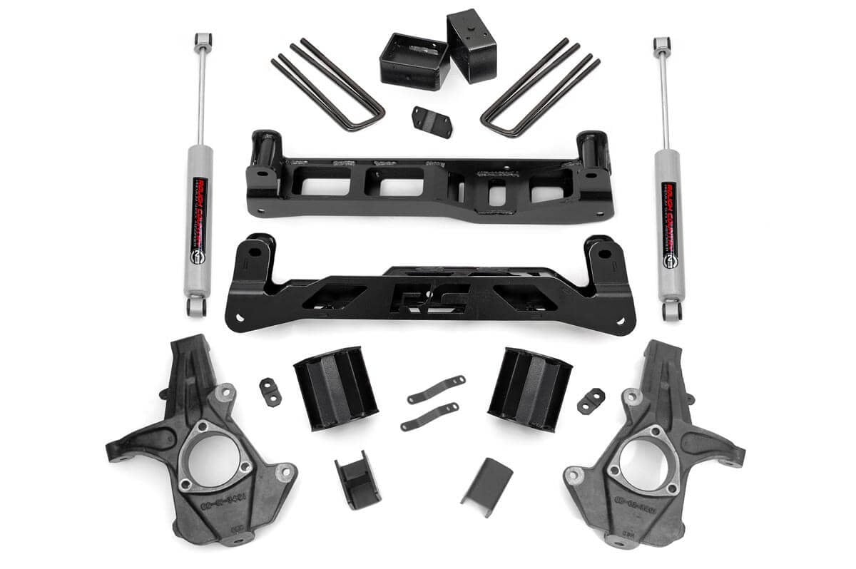 GMC Sierra 1500 Suspension Lift Kit - Rough Country - 5 Inch - '14-'18